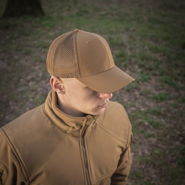 M-Tac бейсболка с сеткой Flex рип-стоп Coyote Brown