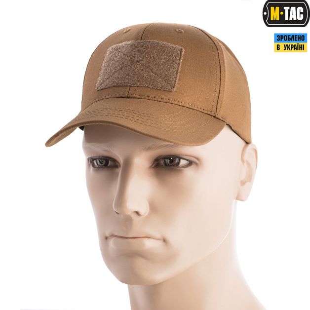 M-Tac бейсболка тактична Elite Flex ріп-стоп Coyote Brown