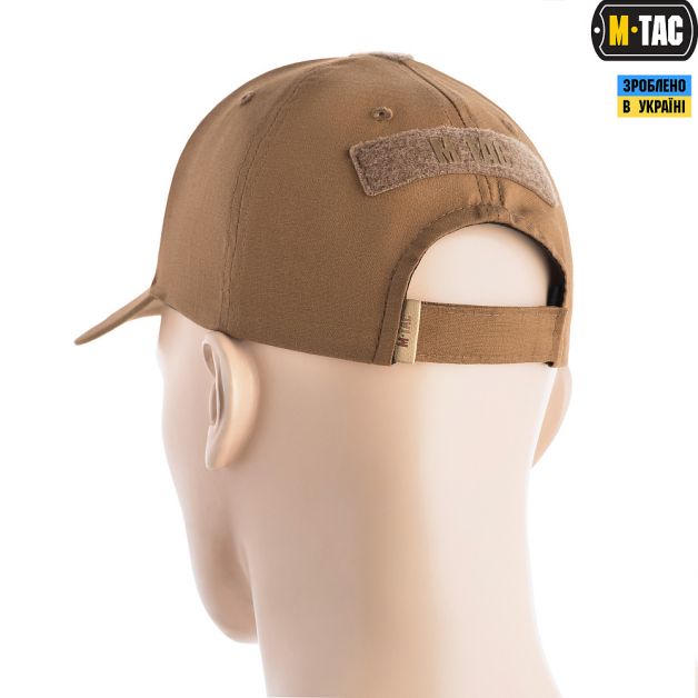 M-Tac бейсболка тактична Elite Flex ріп-стоп Coyote Brown