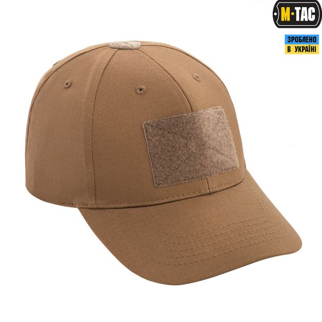 M-Tac бейсболка тактична Elite Flex ріп-стоп Coyote Brown