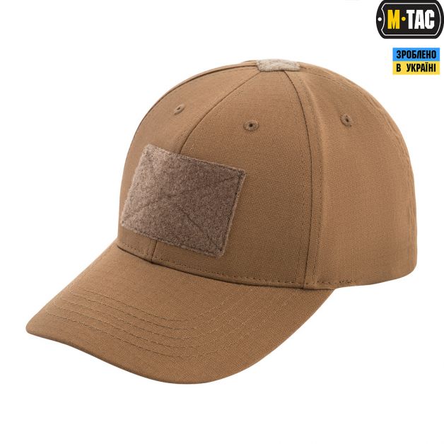 M-Tac бейсболка тактична Elite Flex ріп-стоп Coyote Brown