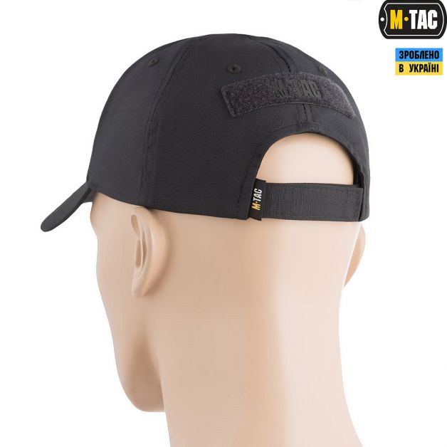 M-Tac бейсболка тактична Elite Flex ріп-стоп Dark Grey
