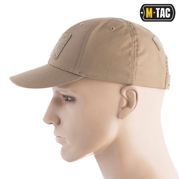 M-Tac бейсболка тактическая Elite рип-стоп Khaki