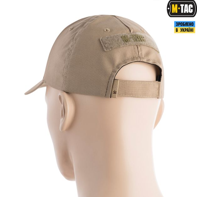 M-Tac бейсболка тактическая Elite рип-стоп Khaki