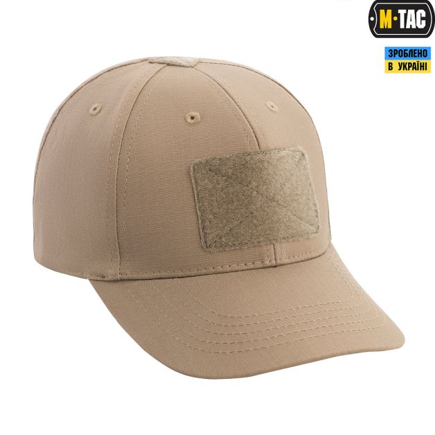 M-Tac бейсболка тактическая Elite рип-стоп Khaki