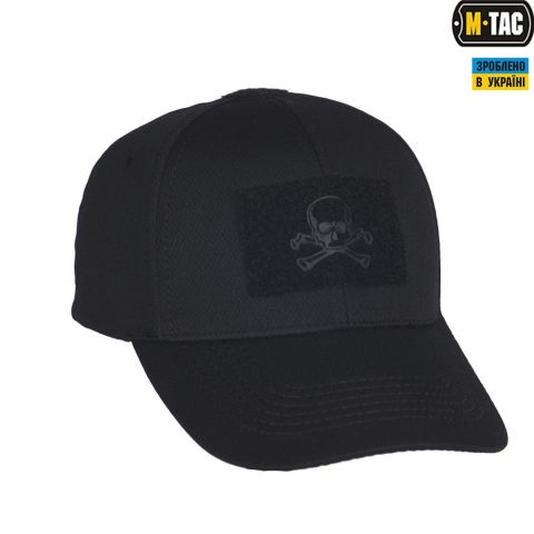 M-Tac бейсболка тактична Flex Pirate Skull Black