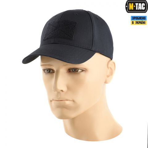 M-Tac бейсболка тактична Elite Flex ріп-стоп Dark Navy Blue