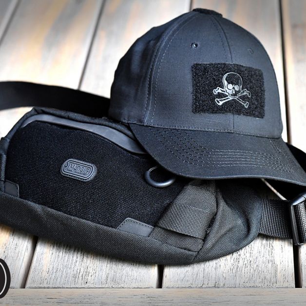M-Tac бейсболка тактическая Flex рип-стоп Pirate Skull Black