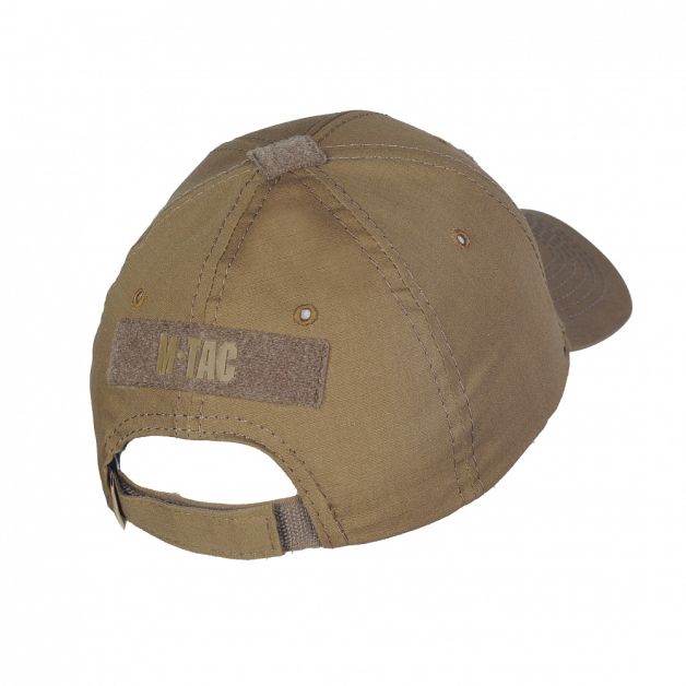 M-Tac бейсболка тактическая Flex рип-стоп Pirate Skull Coyote Brown