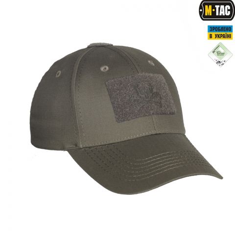 M-Tac бейсболка тактична Flex ріп-стоп Pirate Skull Dark Olive