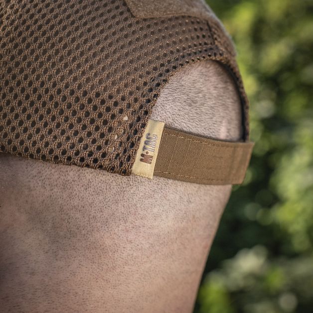 M-Tac бейсболка тактическая с сеткой Elite Flex Coyote Brown