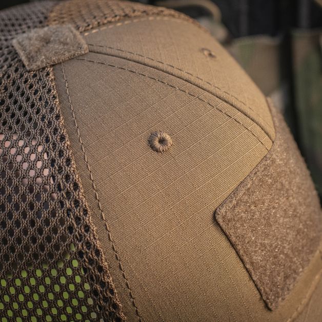 M-Tac бейсболка тактическая с сеткой Elite Flex Coyote Brown