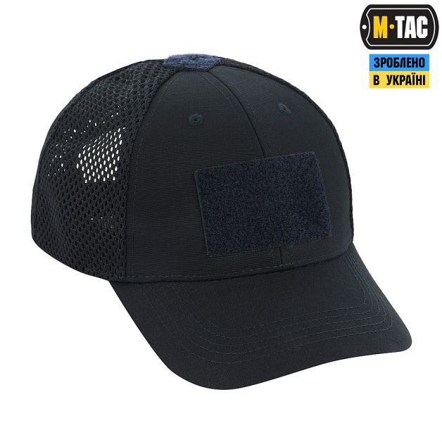 M-Tac бейсболка тактична з сіткою Elite Flex Dark Navy Blue