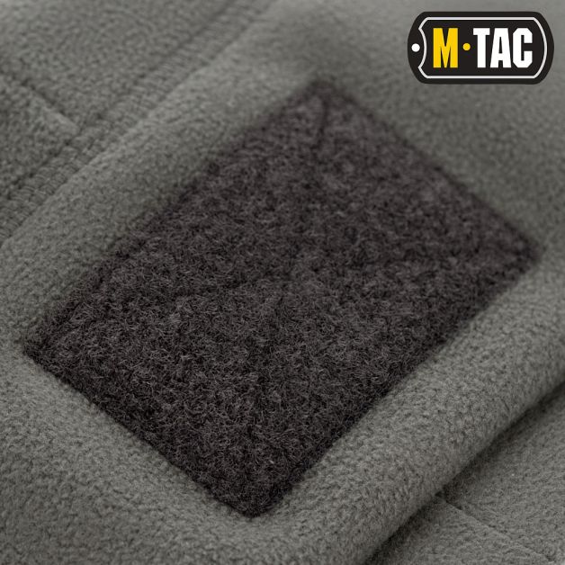 M-Tac шапка Watch Cap Elite фліс (270г/м2) з липучкою Grey