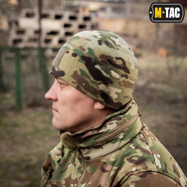 M-Tac шапка Watch Cap фліс (260г/м2) з липучкою MC