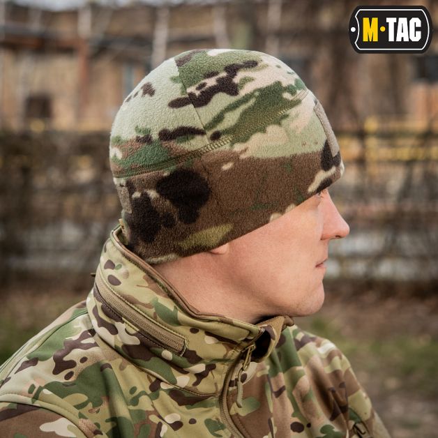 M-Tac шапка Watch Cap фліс (260г/м2) з липучкою MC