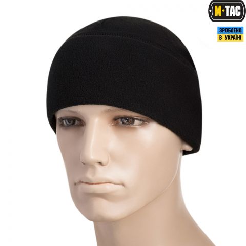 M-Tac шапка Watch Cap Elite фліс (260г/м2) with Slimtex Black