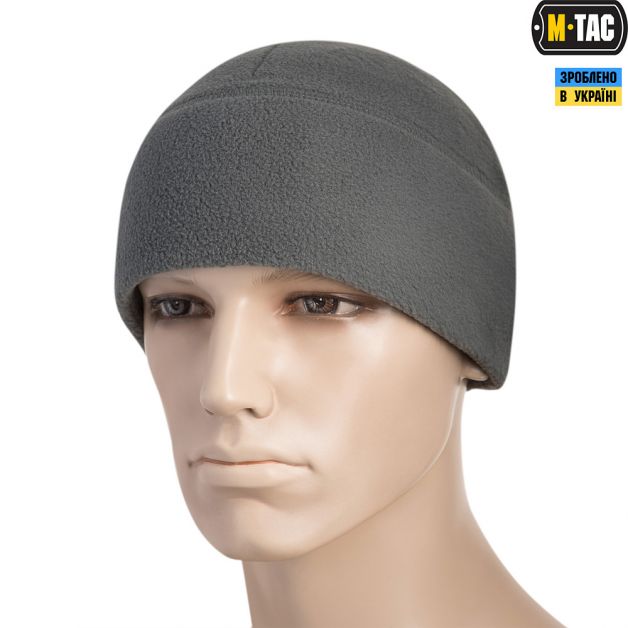 M-Tac шапка Watch Cap флис (260г/м2) with Slimtex серая