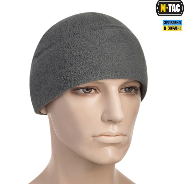 M-Tac шапка Watch Cap флис (260г/м2) with Slimtex серая