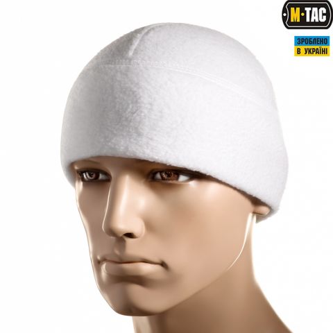 M-Tac шапка Watch Cap фліс (260г/м2) with Slimtex White