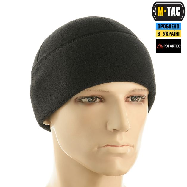 M-Tac шапка Watch Cap фліс Polartec Black