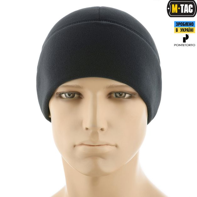 M-Tac шапка Watch Cap Premium фліс (225г/м2) Dark Navy Blue
