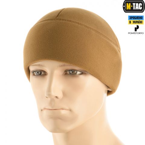 M-Tac шапка Watch Cap Premium фліс (343г/м2) Coyote