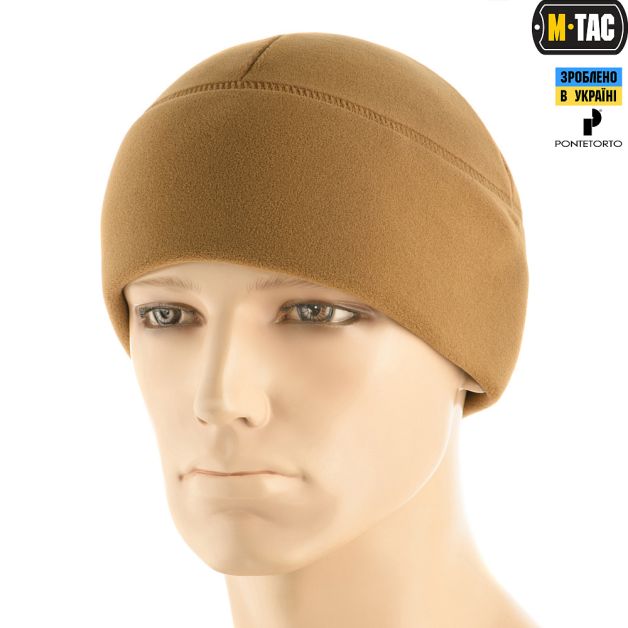 M-Tac шапка Watch Cap Premium фліс (343г/м2) Coyote