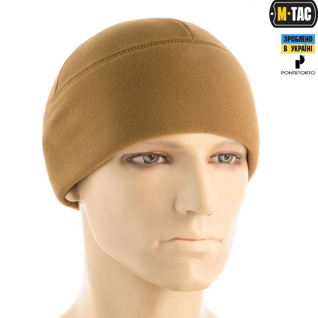 M-Tac шапка Watch Cap Premium фліс (343г/м2) Coyote