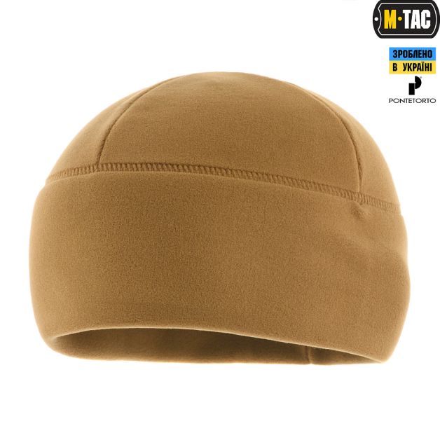 M-Tac шапка Watch Cap Premium фліс (343г/м2) Coyote