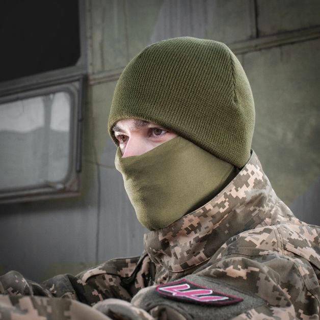 M-Tac шапка акрил/флис Olive