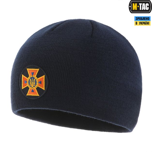 M-Tac шапка ДСНС тонкая вязка 100% акрил Dark Navy Blue