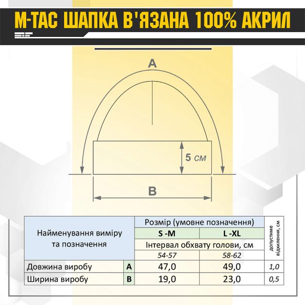 M-Tac шапка ДСНС тонкая вязка 100% акрил Dark Navy Blue