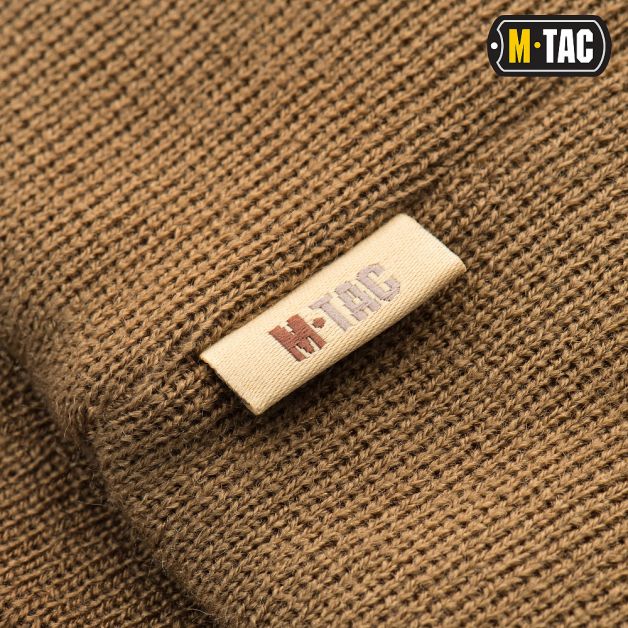 M-Tac шапка с подворотом акрил/флис Coyote