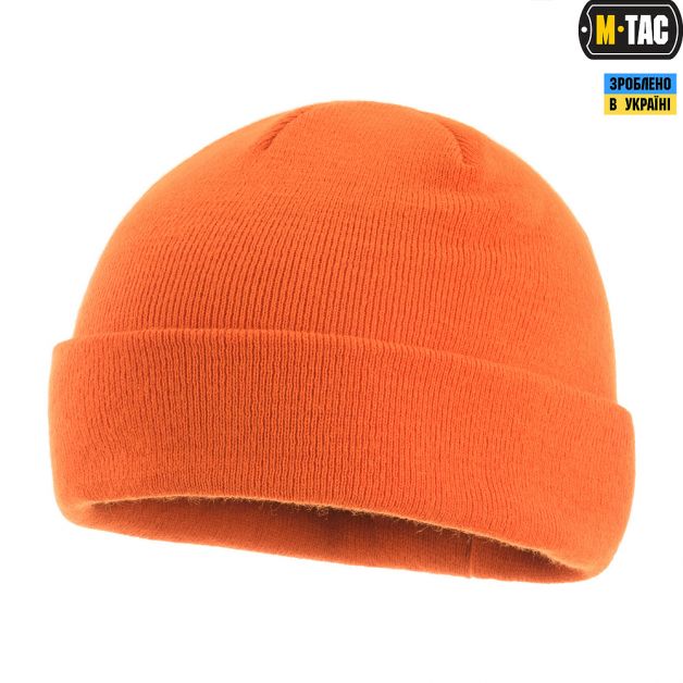 M-Tac шапка тонка в'язка 100% акрил Orange