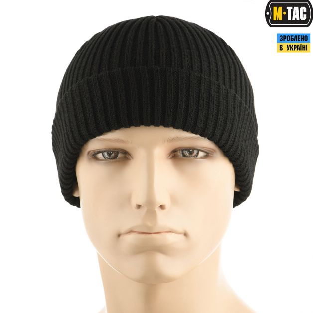 M-Tac шапка в'язана 100% акрил Black