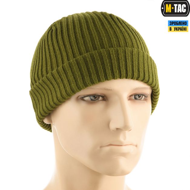 M-Tac шапка вязаная 100% акрил Olive