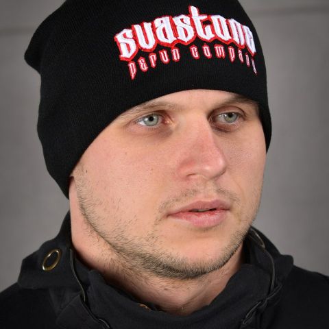 SvaStone шапка в'язана Perun Company чорна