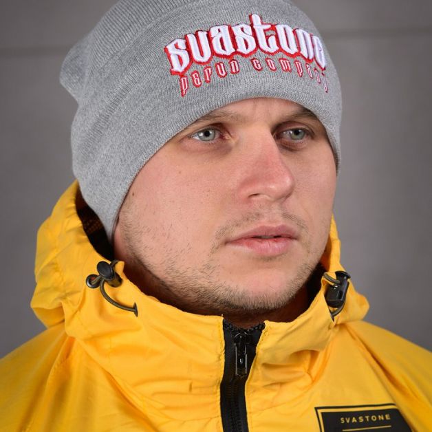 SvaStone шапка в'язана Perun Company сіра