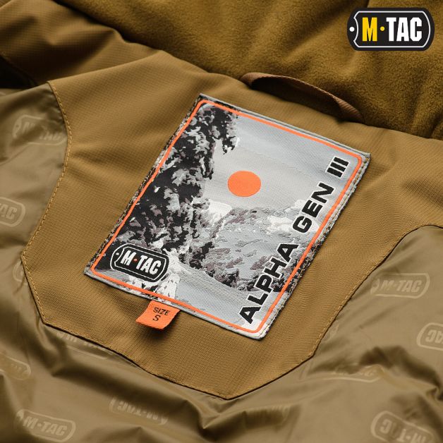 M-Tac куртка зимова Alpha Gen.III Coyote Brown