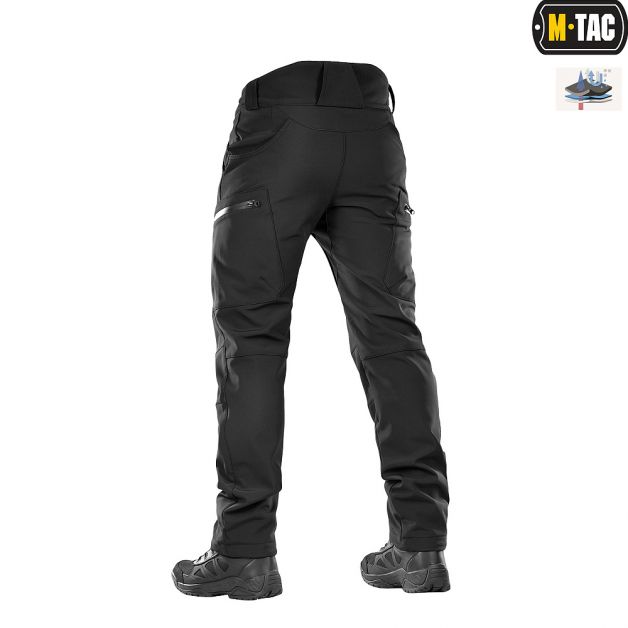 M-Tac штани Soft Shell Winter Black