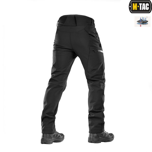 M-Tac штани Soft Shell Winter Black