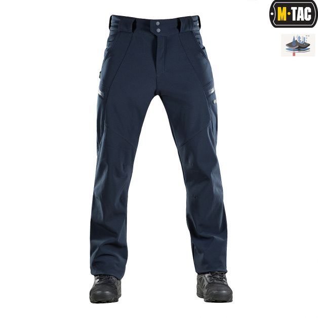 M-Tac штани Soft Shell Winter Dark Navy Blue