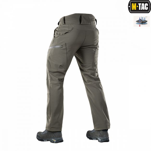 M-Tac штани Soft Shell Winter Olive