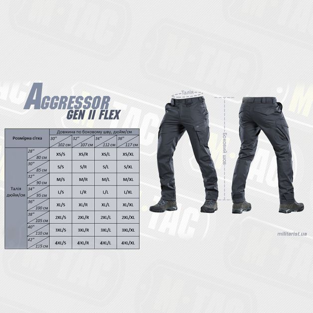 M-Tac брюки Aggressor Gen II Flex Dark Grey