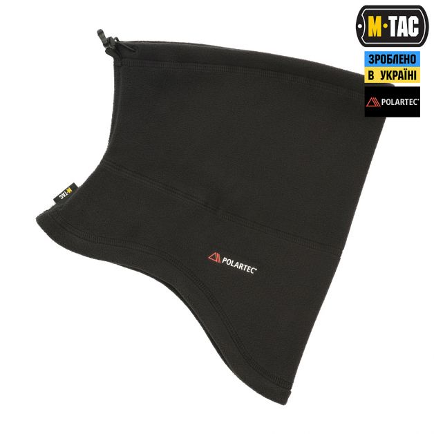 M-Tac шарф-труба анатомічний з затяжкою Polartec Black