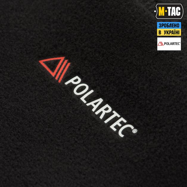 M-Tac шарф-труба анатомічний з затяжкою Polartec Black