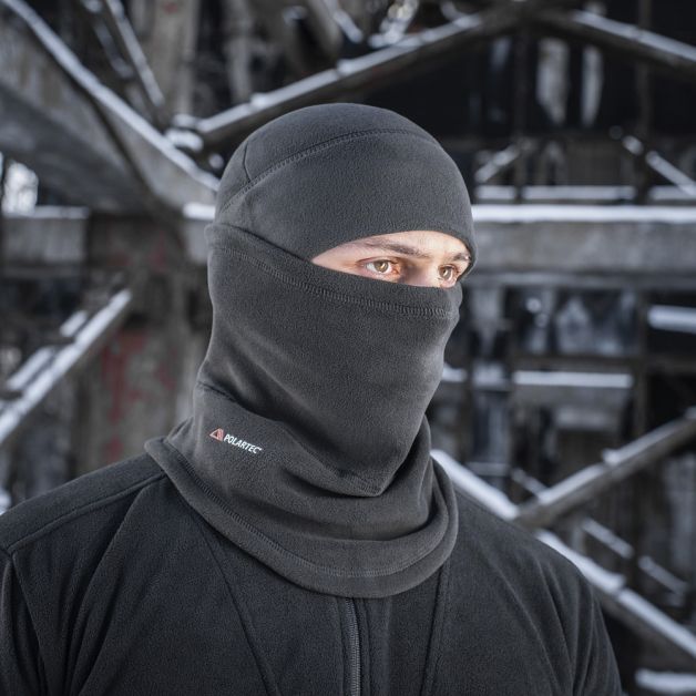 M-Tac шарф-труба анатомічний з затяжкою Polartec Black