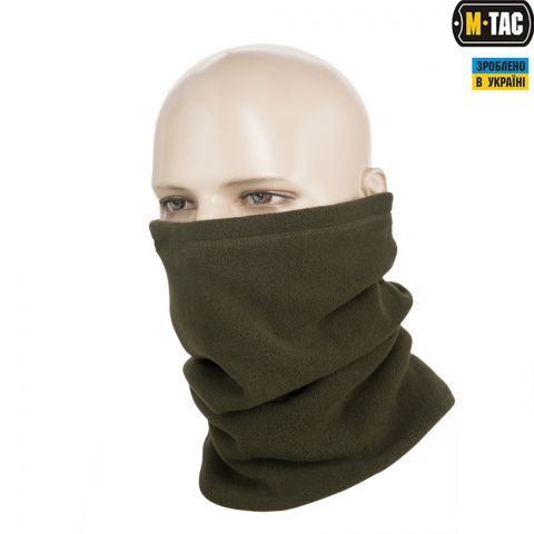 M-Tac шарф-труба з затяжкою фліс (260г/м2) олива