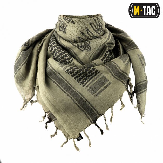 M-Tac шарф шемаг с Тризубом Foliage Green/Black